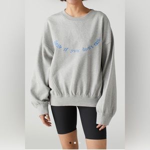 NWT-UO Embroidered Sweatshirt Size S